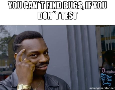 your pipeline cant fail if you don't test