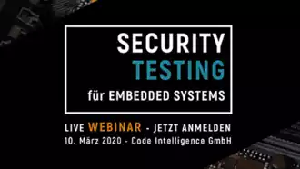 Security Testing for Embedded Systems